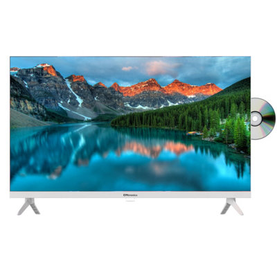 Emtronics 32" Inch Hd Ready Led Tv With Built-In Dvd Player 2X HdmiUsbWhite from B&Q
