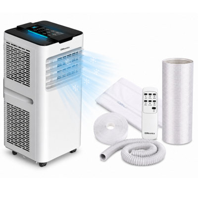 Emtronics 12,000Btu Portable Air Conditioner Dehumidifier And Window Vent Kit from B&Q