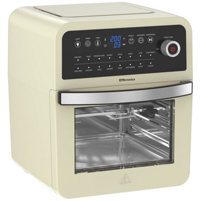 B&Q -  12L Air Fryer Oven Combi Digital With TimerCream