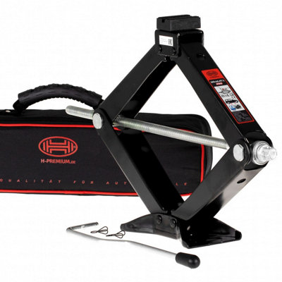 B&Q -  Premium Ultralift Car Scissor Jack 2 Ton With Carry Case Van Suv Vehicle Breakdown Lifting Tool H347200