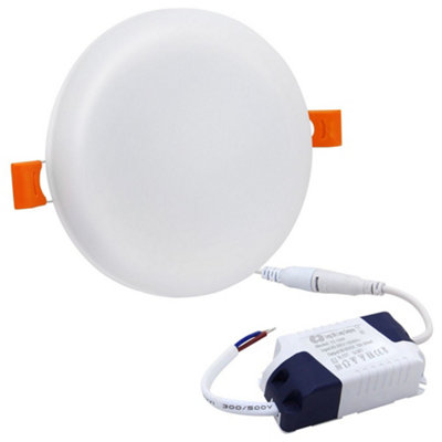 Long Life Lamps Company 18W Round Led Panel Light Recessed With Edge Lit 6500K 18Rcwa from B&Q