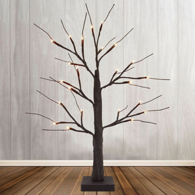 Long Life Lamps Company Led Indoor Christmas Brown Tree Miniature 60Cm Mains And Battery Operated Tree01 from B&Q