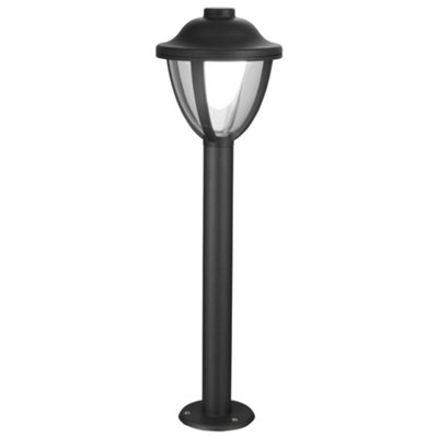 Long Life Lamps Company 12W Led Bollard Outdoor Garden Light Stainless Steel Black Finish Cool White Zlc360Bcw from B&Q