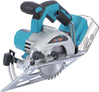 Katsu Cordless Circular Saw 21V/18V Brushless Motor 125mm 5"No Battery from B&Q