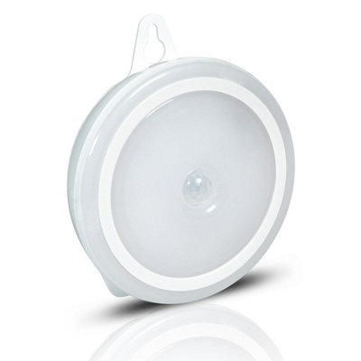 Battery Powered Round Motion Sensor Led Night Light50 Lumen Portable Wireless Magnetic Or Wall Mountable Home Lighting from B&Q