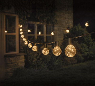 My Smart Buy Firefly Festoon String Lights Warm White Set Of 20 Indoor & Outdoor Garden Decorative Lighting 14.5M from B&Q