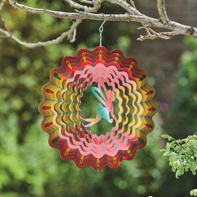 My Smart Buy Fairy Rainbow Spinner30 Cm Stainless Steel Wind Spinner With Rainbow FinishFairy DesignWeatherproof For Outdoor Use from B&Q