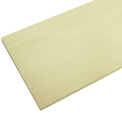 Basswood Wood Panels 250mm X 500mm from B&Q