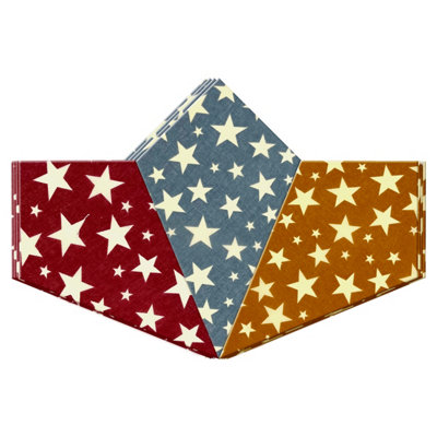 Warwick & Vance Stars Handkerchief Cotton Squares 13 Pack from B&Q