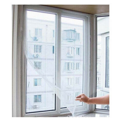 Accessotech Mosquito Insect Screen Door Net Easy Fit Fly Bug Mesh With Hook And Loop Fastener 150X130Cm from B&Q