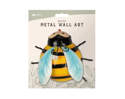 Cute Bumble Bee Wall Garden Ornament from B&Q