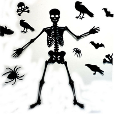 Accessotech Hanging Skeleton Decoration 90Cm Halloween Spooky House Party Decor from B&Q