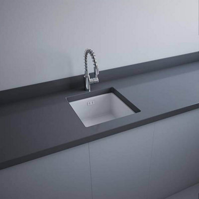 Rak Ceramics Gourmet Square Over Or Under Counter Sink 450 X 475 from B&Q
