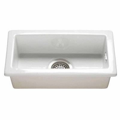 Rak Ceramics Gourmet Rectangular Over Or Under Counter Sink 250 X 475 from B&Q