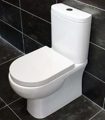 RAK Ceramics Rak Tonique Soft Close Toilet Seat Quick Release Wc Seat Slow Close White from B&Q
