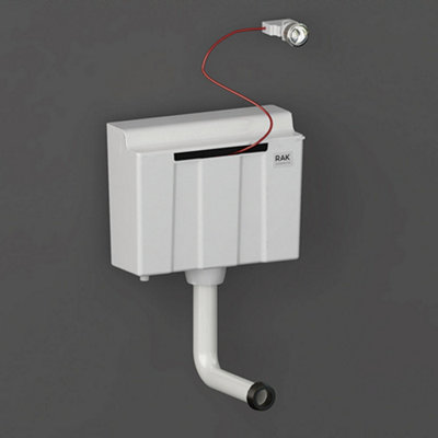 Arley Rak Ecofix Dual Flush Cistern For Furniture 390mm Alpine White (Cistern Only) from B&Q