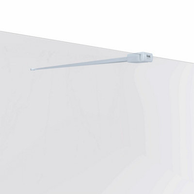 RAK Ceramics Rak Feeling Stainless Steel Rectangular Bathroom Bracing Bar 1200mm White from B&Q