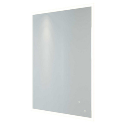 RAK Ceramics Rak Cupid 600X800 Rectangular Led Illuminated Bathroom Mirror With Demister & Shaving Socket from B&Q
