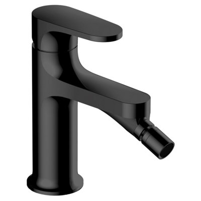 RAK Ceramics Rak Portofino Bidet Matt Black Modern Bidet Tap Solid Brass