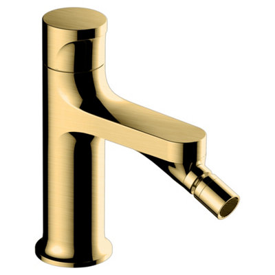 RAK Ceramics Rak Positano Bidet Brushed Gold Modern Bidet Tap Solid Brass