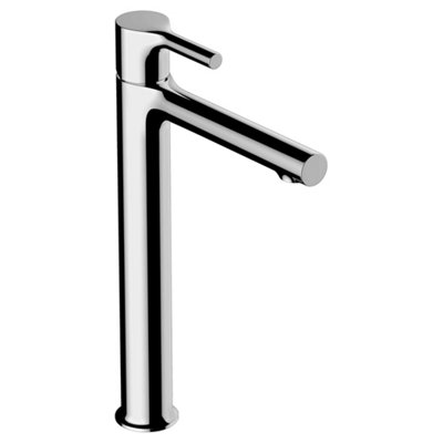 RAK Ceramics Rak Sorrento Tall Basin Mixer TapPolished ChromeModern Single LeverSolid Brass from B&Q