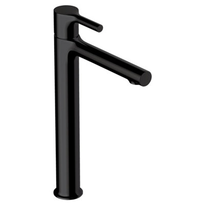 RAK Ceramics Rak Sorrento Tall Basin Mono Mixer TapMatt BlackModern DesignSolid Brass from B&Q
