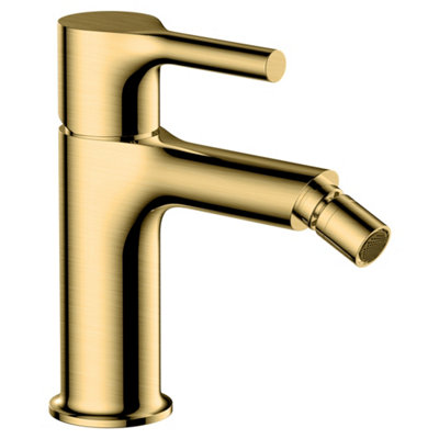 RAK Ceramics Rak Sorrento Brushed Gold Bidet Mixer TapSolid BrassModern Design from B&Q