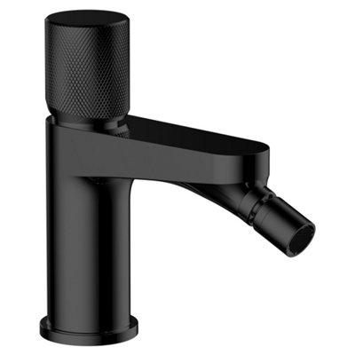 RAK Ceramics Rak Amalfi Bidet Matt Black Modern Bidet Tap Solid Brass