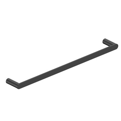 RAK Ceramics Rak Petit Round Wall Mounted Bathroom Towel Bar 450mm Brass Matt Black from B&Q