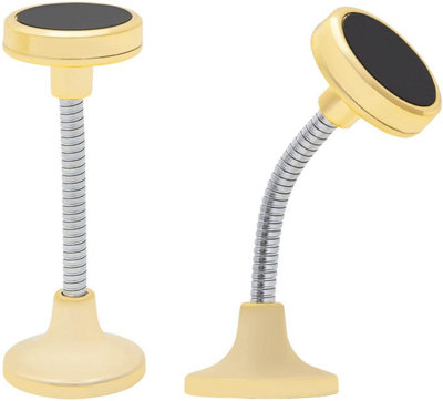 B&Q -  Car Spring Magnetic Holder- Gold