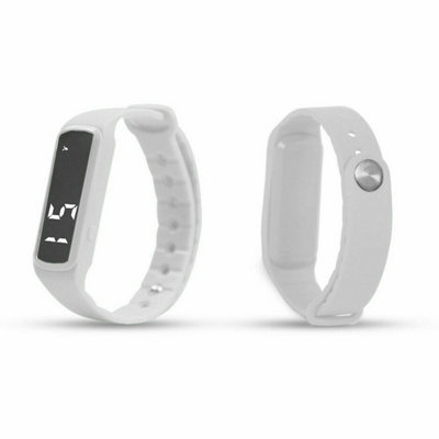 Aquarius 114 Teen Fitness Tracker WhiteStep Counter & Activity Watch For Young ApprenticesJunior Trades & Active Diy from B&Q