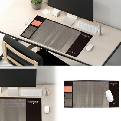 Aquarius Multifunctional Mouse Mat BrownPremium Desk Pad For Site OfficeWorkshop & Home Study from B&Q
