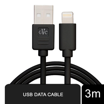 Aquarius Usb Charging Cable Fast Data Sync Lead High Speed Charger 3M from B&Q