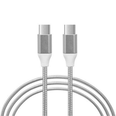 Fx Braided Usb-C To Usb-C Data Cable 1MSilver from B&Q