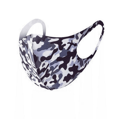 Termin8 Camoflage Resuable And Washable Face Mask Blue X 1 Mask from B&Q