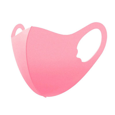 Nitrile Powder Free Small (Age 10-14) Gloves & Spandex Kids Face Mask (Age 6-12) Pink Face Mask from B&Q