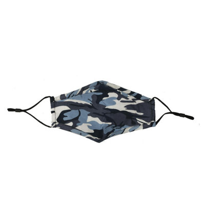 Aquarius Termin8 Children's Camoflage Face Mask Blue from B&Q