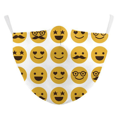 Termin8 Adult Face Mask Emoji from B&Q