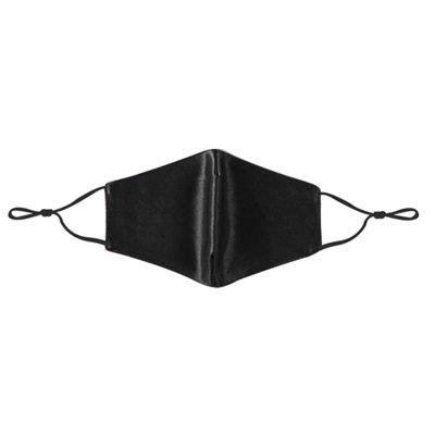 Termin8 Satin SilkLightweight BreathableWashable & Festival Face MaskBlack from B&Q