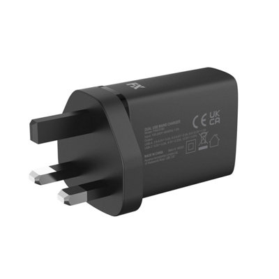Fx Dual Uk Main Charger Usb-C And Usb-AWhite from B&Q