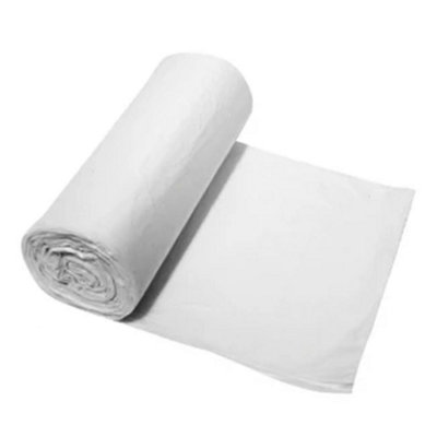  - Pedal Bin Liners Heavy Duty Garbage Bags Roll Of 100 Refuse SacksWhite