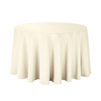 Neel Blue Round Tablecloth 304CmIvy (Pack Of 10) from B&Q