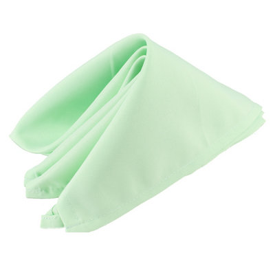 Neel Blue Polyester Table NapkinsApple Green50Cm X 50CmPack Of 8 from B&Q