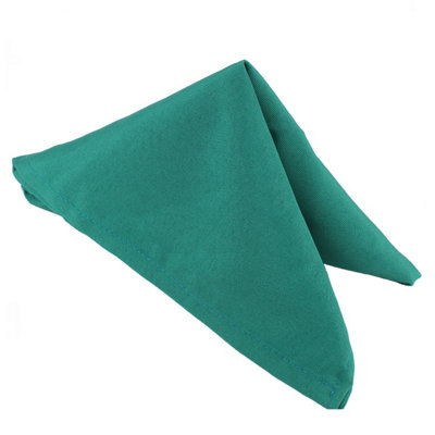 B&Q -  20 Inch Polyester Table NapkinsReusableWrinkle-Resistant Cloth NapkinsForest Green10Pcs
