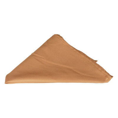 B&Q -  20 Inch Gold2 Polyester Table NapkinsReusableWrinkle-Resistant50X50Cm12Pcs