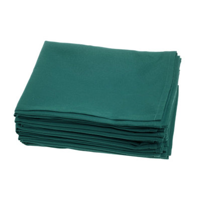 Neel Blue Spun Polyester Table NapkinsGreen50Cm X 50CmPack Of 20 from B&Q