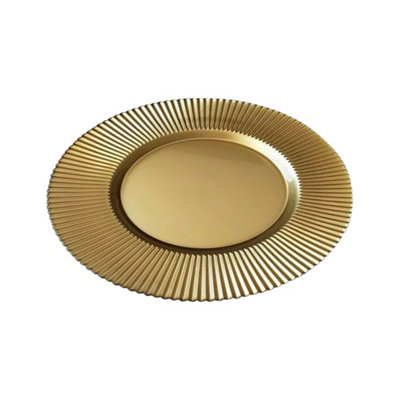 B&Q -  Charger Plates For Table DecorationShiny Gold