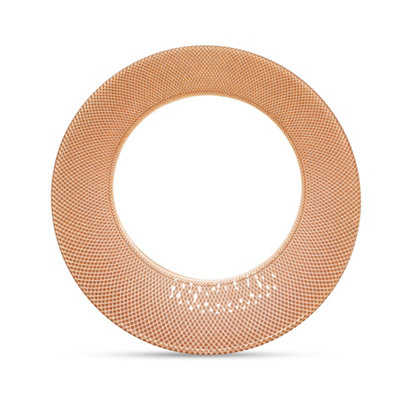 B&Q -  Charger Plates For Table DecorationCheckered Rose Gold