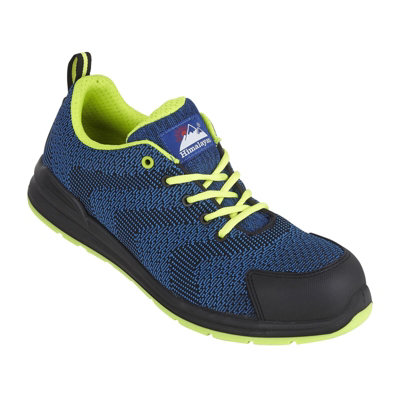 Himalayan Flyknit S1P/src Non-Metallic Fly Knit Trainer (Blue)  (Uk 13) from B&Q