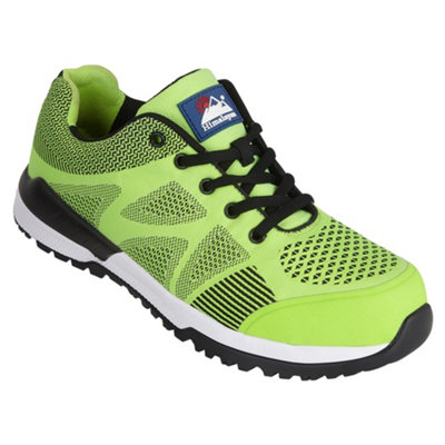 Himalayan Bounce S1P/src Non-Metallic Trainer (Lime)  (Uk 4) from B&Q